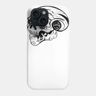 Metal Skull Head Ultron Phone Case