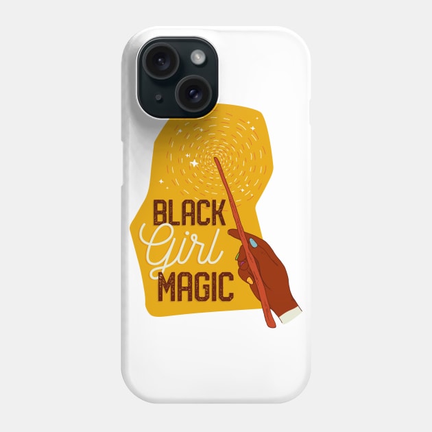 Black Girl Magic Phone Case by madeinchorley