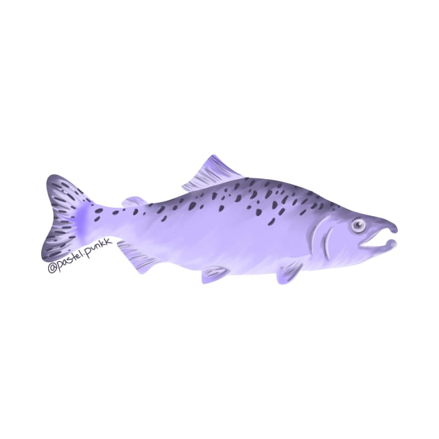 Purple Salmon by Pastel.Punkk