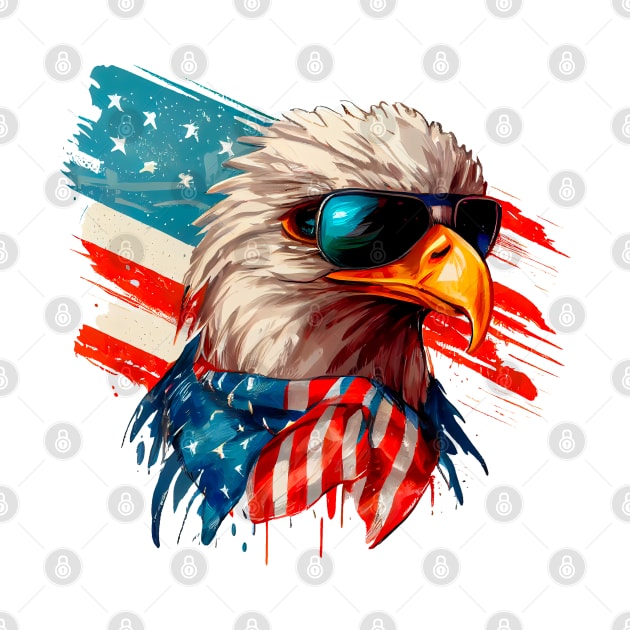 Cool American Eagle #3 by Chromatic Fusion Studio