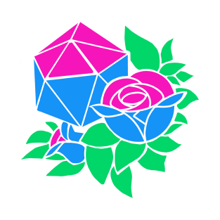 Pretty Poly Rose Polysexual Pride T-Shirt