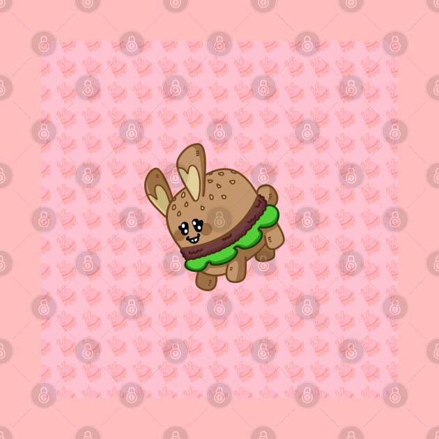 BunBurger (Pattern) by JenjoInk