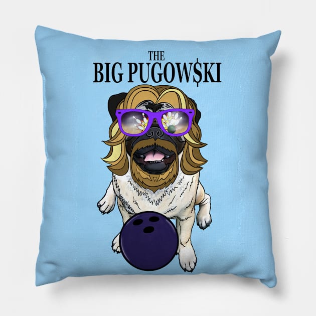 The Big Pugowski Pillow by FivePugs