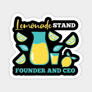 Lemonade Stand Founder And CEO Magnet