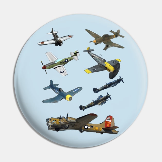 WW2 Planes Warbirds Pin by Kocekoceko