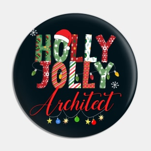 Holly Jolly Architect Pin