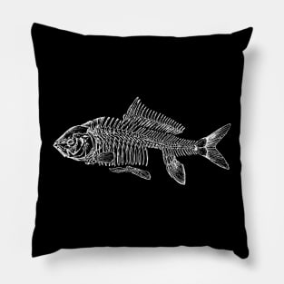 Fish Skeleton Pillow