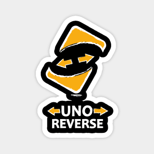 uno reverse, uno out, card games Magnet