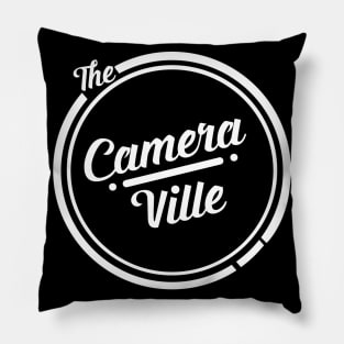 TheCameravilleWhiteLogo Pillow