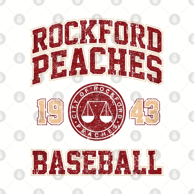 Rockford Peaches Baseball (Variant) by huckblade