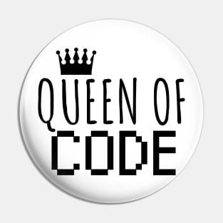 Queen of code Pin