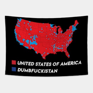 Election Map 2024 United States Of America Dumbfuckistan Tapestry