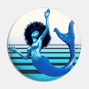 Blue Mermaid v.2 Pin