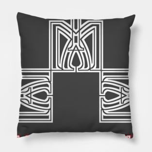 Threefold Maze Logo and Name Pillow