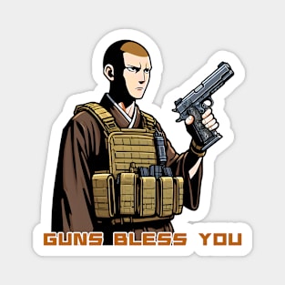 Gun Bless You Magnet