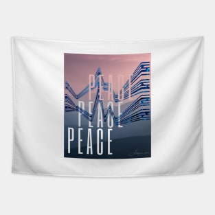 Peace, Unique, custom design, politics, well being, mental health Tapestry