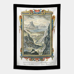 Mountain Stream Ocean - Work of the Third Day - Physica Sacra Tapestry