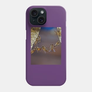 Bee acrobatics Phone Case