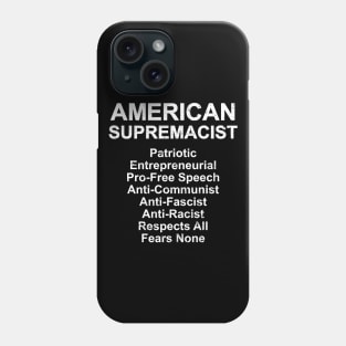 American Supremacist Phone Case