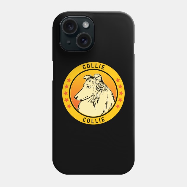 Rough Collie Dog Portrait Phone Case by millersye