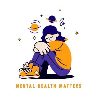 Mental Health Matters - Planets T-Shirt