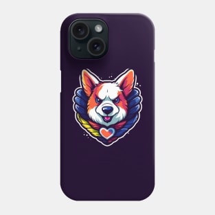 Rainbow Paws: Colorful Dog Phone Case