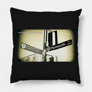 La Brea Avenue & Plymouth Street, Inglewood, CA by Mistah Wilson Pillow