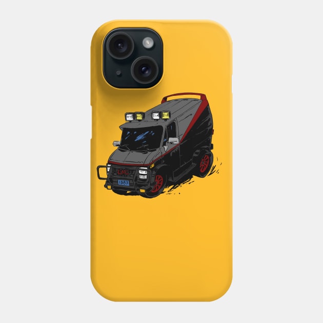 The A-Team Van! Phone Case by ctupa