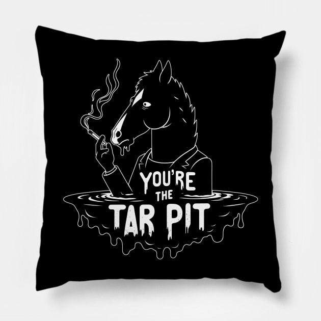 Bojack Horseman: You're the Tar Pit Pillow by Doming_Designs