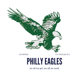 Philly Eagles (White font) - Philadelphia Eagles T-Shirt