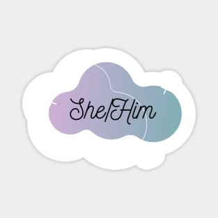 She / Him Pronoun Magnet