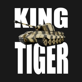 German King Tiger Tank WWII T-Shirt