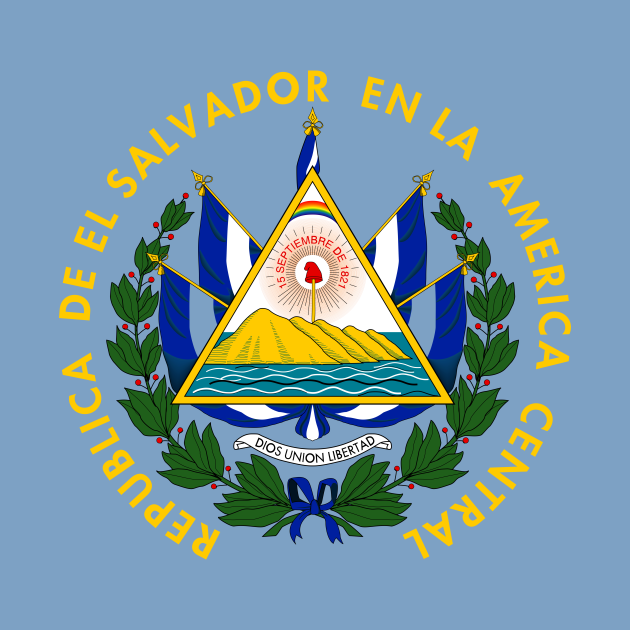 El Salvador - Coat of arms - El Salvador - Onesie | TeePublic