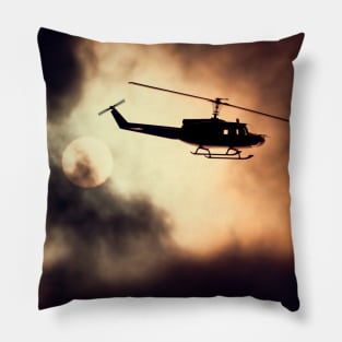 Bell UH-1 Huey in flight Pillow