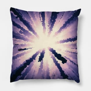 Abstract light of lilac rays. Pillow