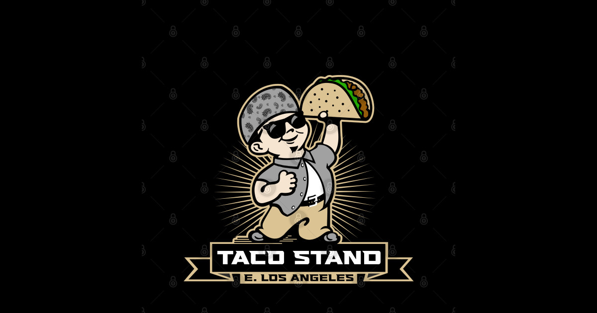 CHOLO'S TACO STAND Tacos Chola Cholo Tejano Mexico Sticker TeePublic