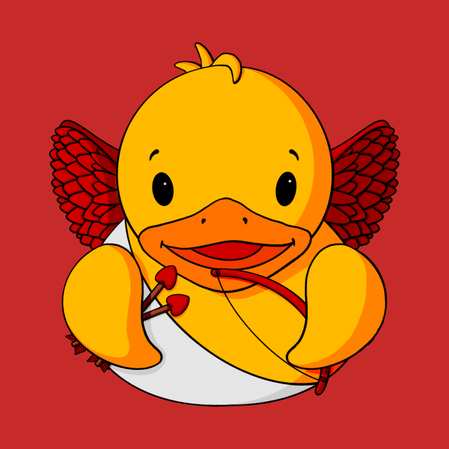 Cupid Rubber Duck by Alisha Ober Designs