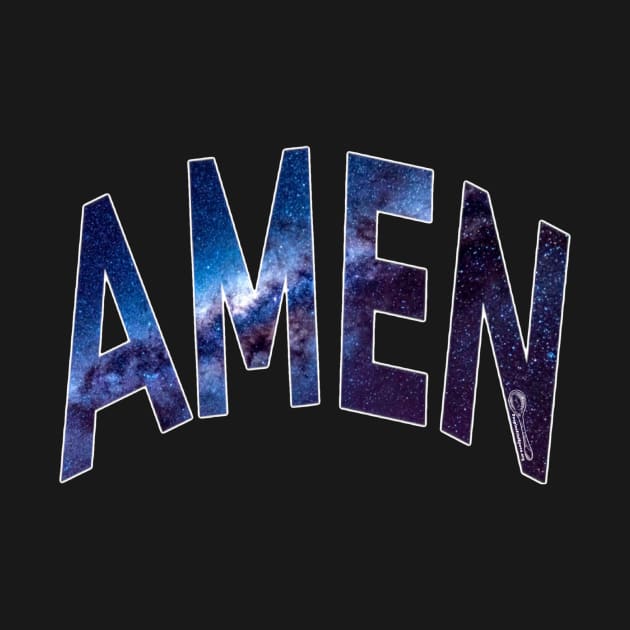 Amen Galaxy Tshirt by People of the Spoon