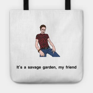 Peep Show Savage Garden Tote