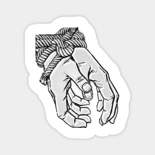 tied hands Magnet