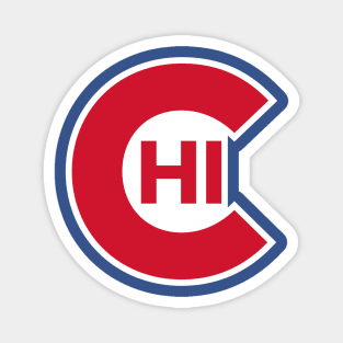 Chi Baseball Magnet