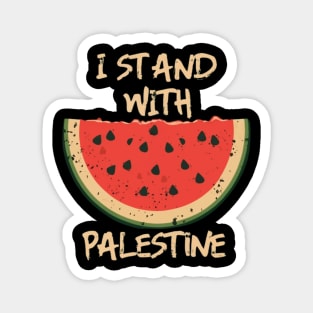 I stand with palestine Magnet