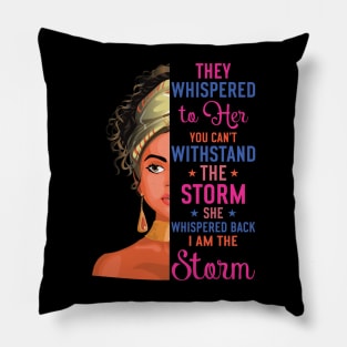 I  am the Storm Pillow