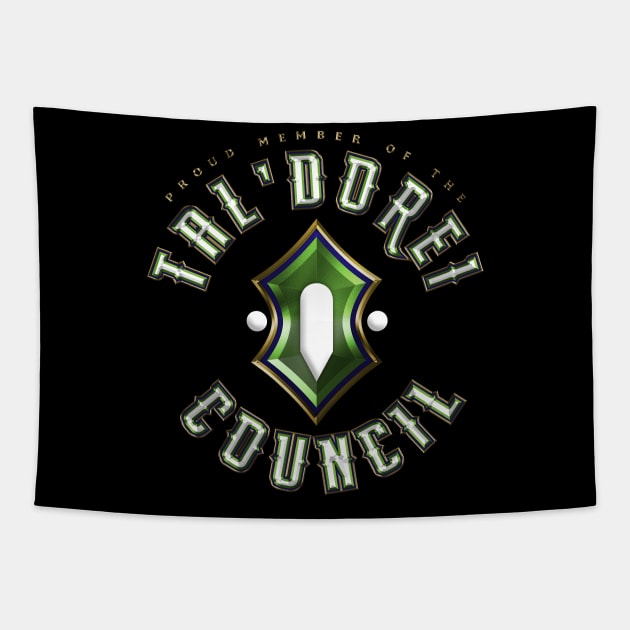Proud Member of the Tal'Dorei Council Tapestry by huckblade