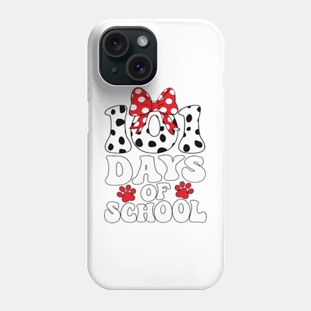 Dalmatian Dog 101 Days Of School Phone Case by JanaeLarson