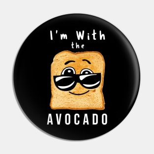 Toast With Avocado Halloween Costume Funny T-Shirt For Couple Matching Pin