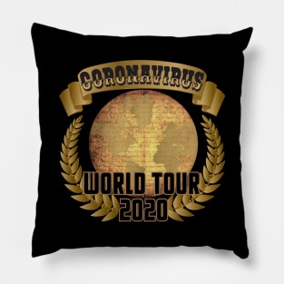 Coronavirus World Tour 2020 Pillow