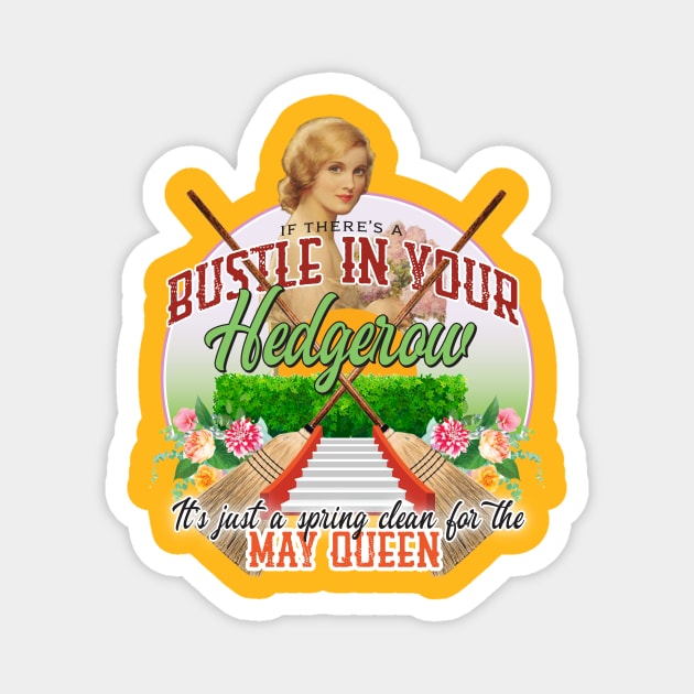 Bustle In Your Hedgerow Magnet by MindsparkCreative