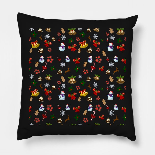 Christmas is everywhere Pillow by CreaKat