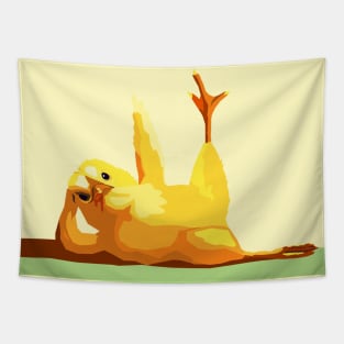 Yoga Cichken Tapestry